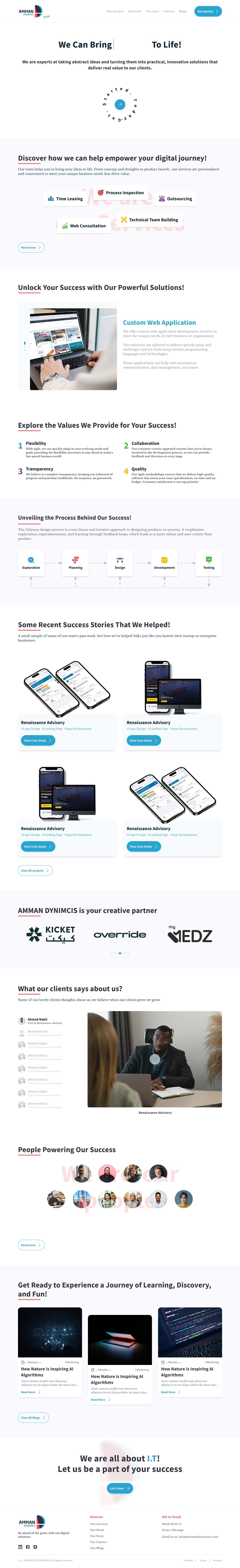 Home page