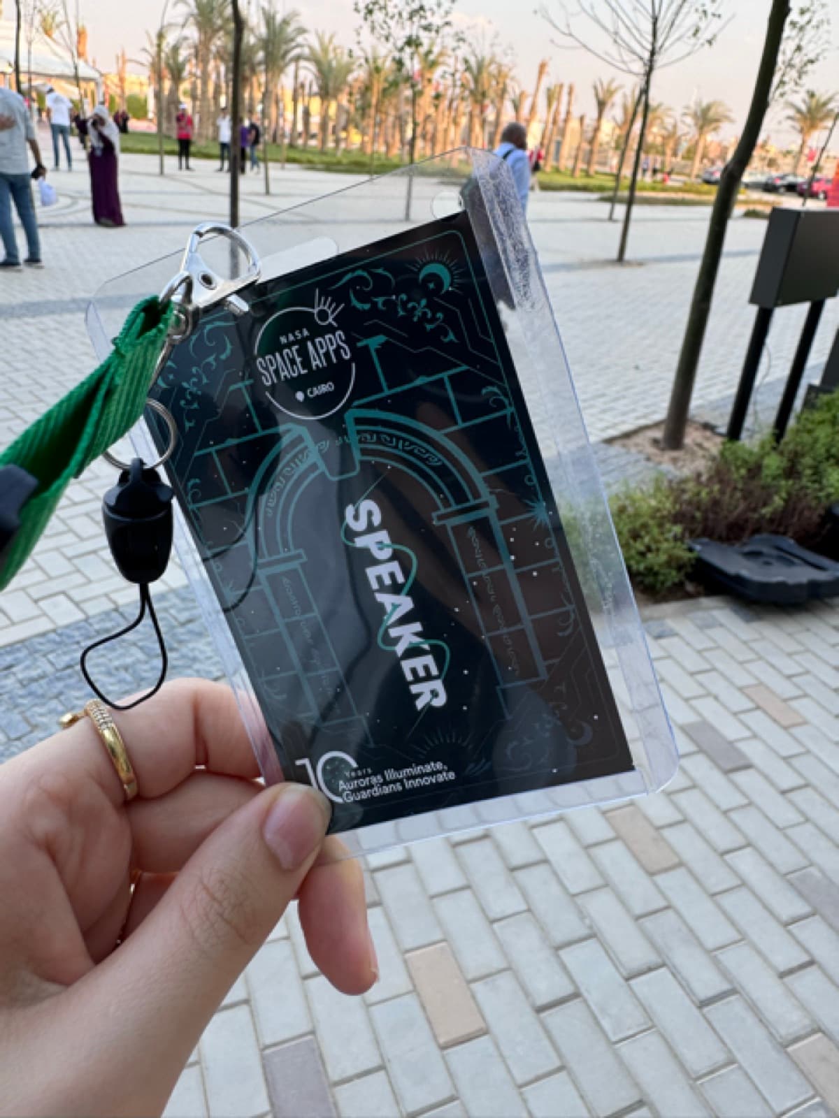 NASA Space Apps Cairo speaker badge