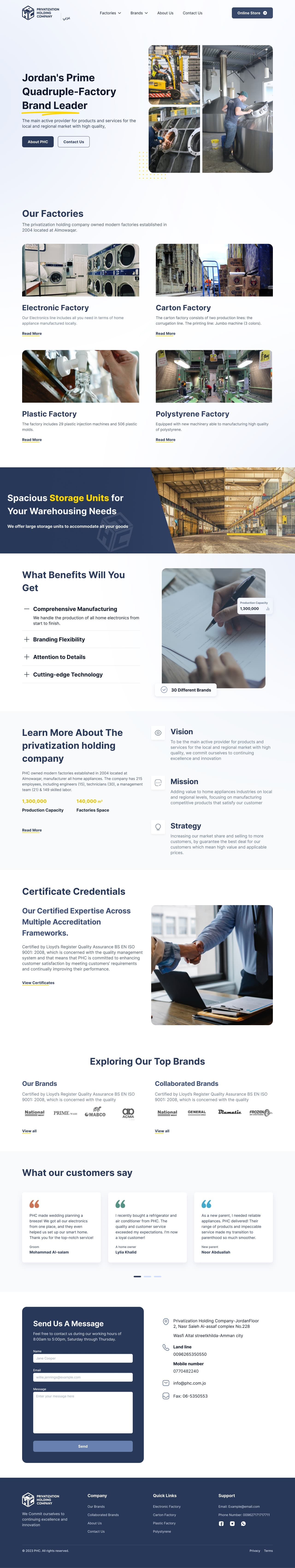Home page