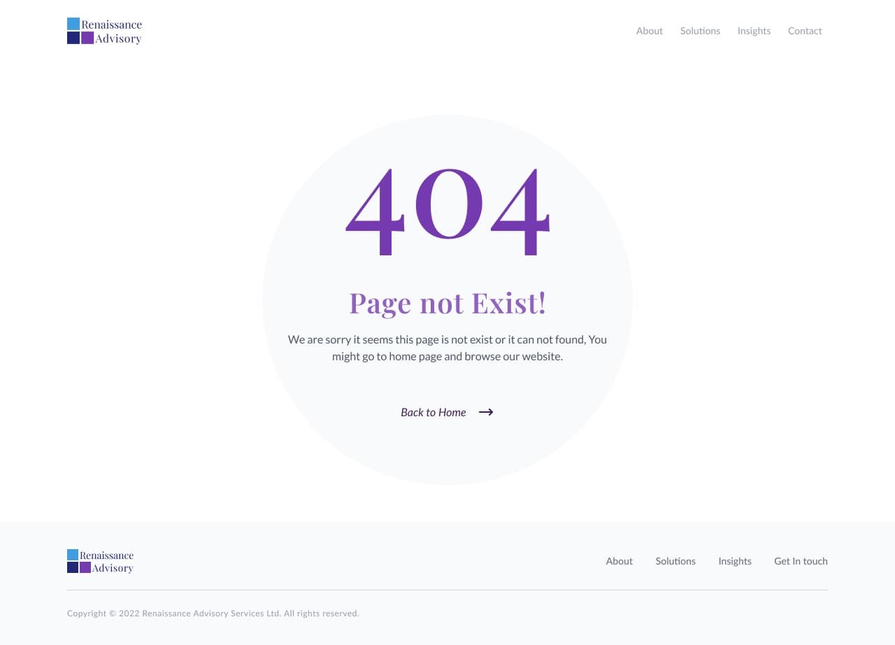 404 page